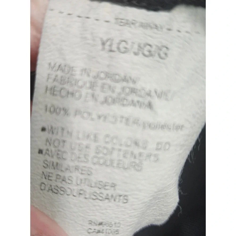 Under Armour Kids Black Loose Fit Athletic Jogger Pants Youth Large YLG